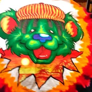 Grateful Dead,"Rasta Bears" Liquid Blue,M,vintage(1999) but NEW/NOT PREOWNED